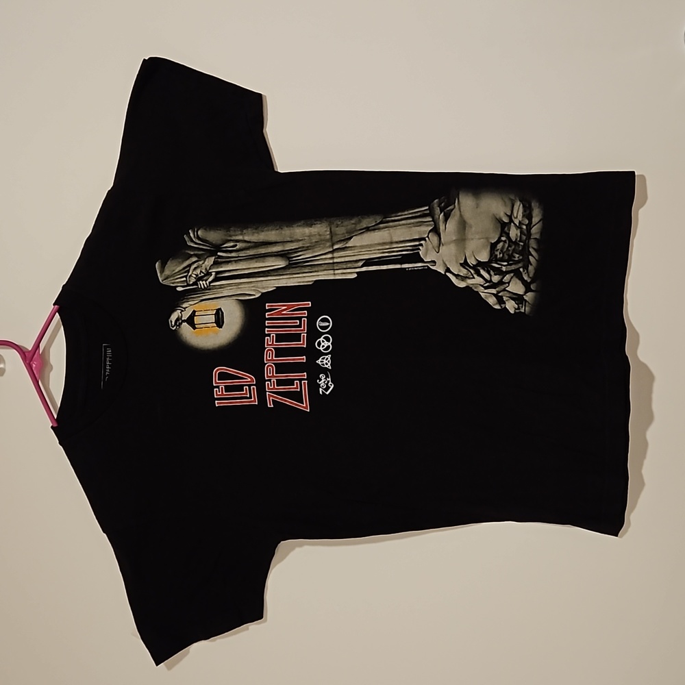 LED ZEPPELIN 'Stairway to Heaven' graphic tee Medium short sleeve black